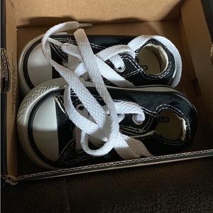 Black infant converse